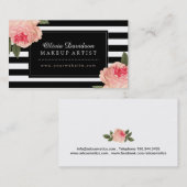 Stilvolle Maskenbildner-Visitenkarten Visitenkarte (Vorne/Hinten)