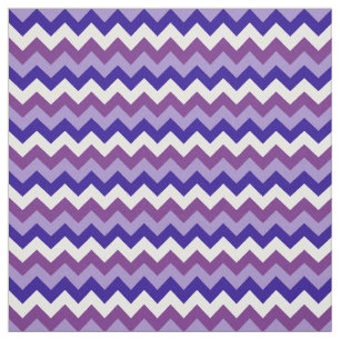 Stilvolle Mauve, Blue, Lavender White Zickzack Sto Stoff