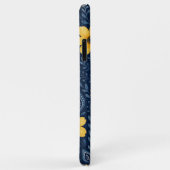 Stilvolle, mediterrane Blumenmuster Case-Mate iPhone Hülle (Hinten/Rechts)