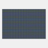 Stilvolle, mediterrane Blumenmuster Geschenkpapier Set (Vorderseite 3)