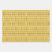 Stilvolle, mediterrane Blumenmuster Geschenkpapier Set (Vorderseite 2)