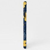 Stilvolle, mediterrane Blumenmuster iPhone Hülle (Rechte Seite)