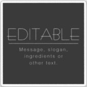 Stilvolle Mehrzwecklösung Aufkleber (Vorderseite)