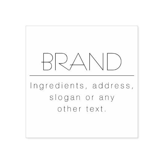 Stilvolle Mehrzwecklösung Gummistempel (Prägung)