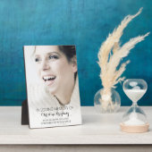 Stilvolle Minimal im Love Memory Foto Fotoplatte (Seite)