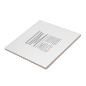 Stilvolle Minimal- und moderne Gray-Initials & Nam Fliese (Seite)