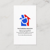 Stilvolle Minimalistisch-Gold-Power-PlugIns Visitenkarte (Rückseite)