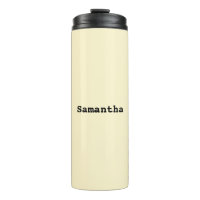 Stilvolle Minimalistische Buttermilch Gelb Persona