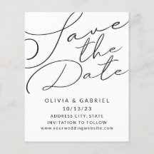 Stilvolle Minimalistische Elegante Kalligraphie