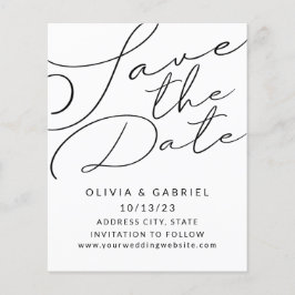 Stilvolle Minimalistische Elegante Kalligraphie