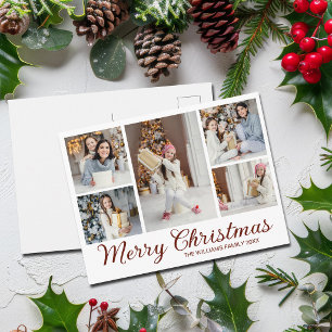 Stilvolle minimalistische Frohe Weihnachten Fotoco