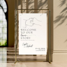 Stilvolle Minimalistische Hochzeit