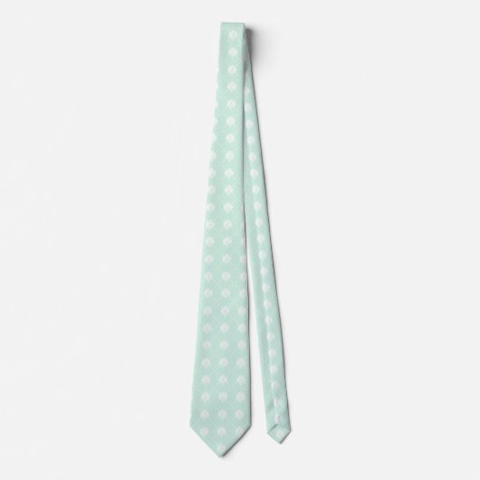 Stilvolle Mint Green Trauzeugen Neck Tie Krawatte (Vorderseite)