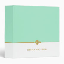 Stilvolle Mint White Gold Name