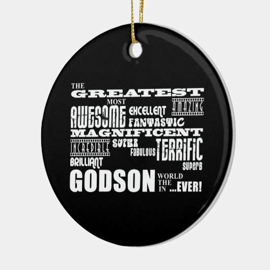 Stilvolle Modern & Fun Godsons : Bester Godson Keramik Ornament (Links)