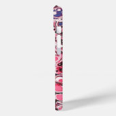 Stilvolle, moderne, Abstrakt rosa, blaue Marmorbez Case-Mate iPhone Hülle (Rückseite / Links)