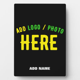 STILVOLLE MODERNE ANPASSBARE SCHWARZE BESTÄTIGTE M FOTOPLATTE