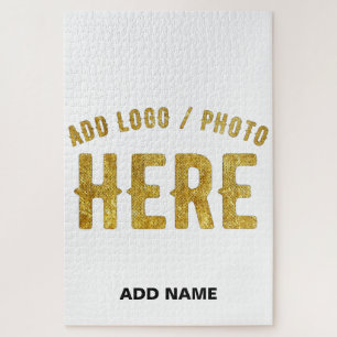 STILVOLLE MODERNE ANPASSBARE WEISSE VERIFIZIERTE M PUZZLE