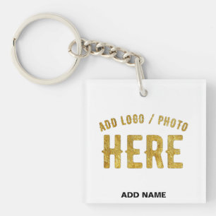 STILVOLLE MODERNE ANPASSBARE WEISSE VERIFIZIERTE M SCHLÜSSELANHÄNGER