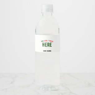 STILVOLLE MODERNE ANPASSBARE WEIßE VERIFIZIERTE MA WASSERFLASCHENETIKETT