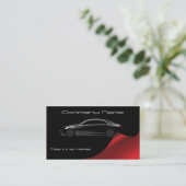Stilvolle moderne Automotive Business Card Visitenkarte (Stehend Vorderseite)
