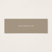 Stilvolle, moderne Beige Tan Brown Preis-Tag (Rückseite)