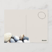 Stilvolle, moderne, benutzerfreundliche Textfarben Postkarte (Rückseite)