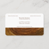 Stilvolle, moderne Berufliche Visitenkarten aus Ho Visitenkarte (Rückseite)