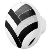 stilvolle moderne Chevrons Keramikknauf (Rechts)