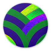 stilvolle moderne Chevrons Keramikknauf (Vorderseite)