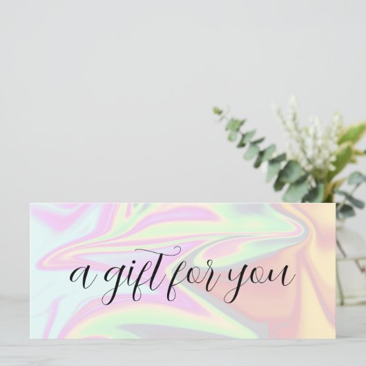 Stilvolle, moderne, elegante Holografie-Lashes (Stehend Vorderseite)