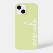STILVOLLE MODERNE ELEGANTE INDIVIDUELLE NAME LIMET iPhone HÜLLE (Rückseite)