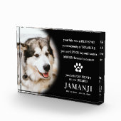 Stilvolle moderne Erinnerung an Hommage Fotoblock (Rechts)