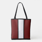 Stilvolle, moderne Farbblöcke - Personalisierter N Tasche (Rückseite)