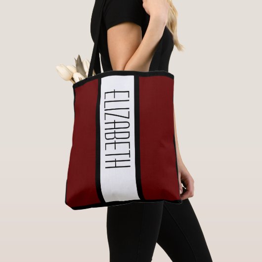 Stilvolle, moderne Farbblöcke - Personalisierter N Tasche (Von Nahem)