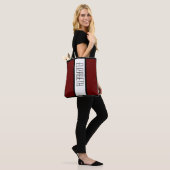 Stilvolle, moderne Farbblöcke - Personalisierter N Tasche (Am Model)