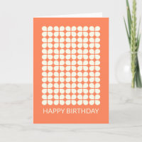 Stilvolle moderne geometrische botanische Orange G