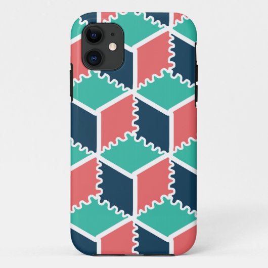 Stilvolle, moderne geometrische Farbkugel Case-Mate iPhone Hülle (Rückseite)