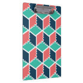 Stilvolle, moderne geometrische Farbkugel Klemmbrett (Rechts)