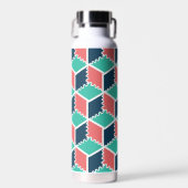 Stilvolle, moderne geometrische Farbkugel Trinkflasche (Vorne)