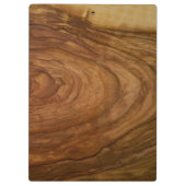 Stilvolle moderne Holzklammer Klemmbrett (Rückseite)