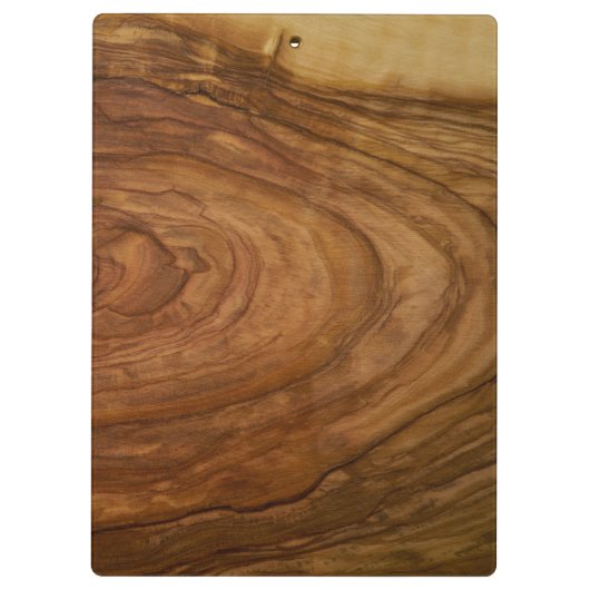 Stilvolle moderne Holzklammer Klemmbrett (Rückseite)