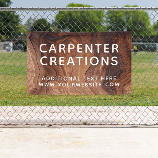 Stilvolle moderne Holzschnitzerei Banner (Insitu)