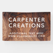 Stilvolle moderne Holzschnitzerei Banner (Horizontal)