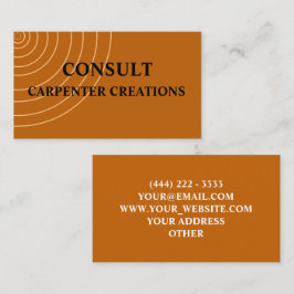 Stilvolle moderne Holztäfelung Beruflich Visitenkarte