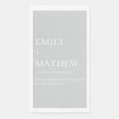 STILVOLLE MODERNE INDIVIDUELL ANGEPASSTE ELEGANTE  SERVIETTE (Vorderseite)