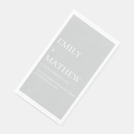 STILVOLLE MODERNE INDIVIDUELL ANGEPASSTE ELEGANTE  SERVIETTE (Ecke)