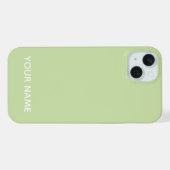 STILVOLLE MODERNE INDIVIDUELL ANGEPASSTE SAGE-FARB iPhone HÜLLE (Rückseite (Horizontal))