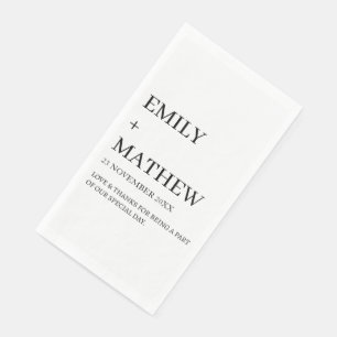 STILVOLLE MODERNE INDIVIDUELLE ELEGANT KLASSISCHE SERVIETTE