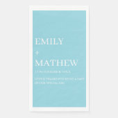 STILVOLLE MODERNE INDIVIDUELLE ELEGANTE KLASSISCHE SERVIETTE (Vorderseite)